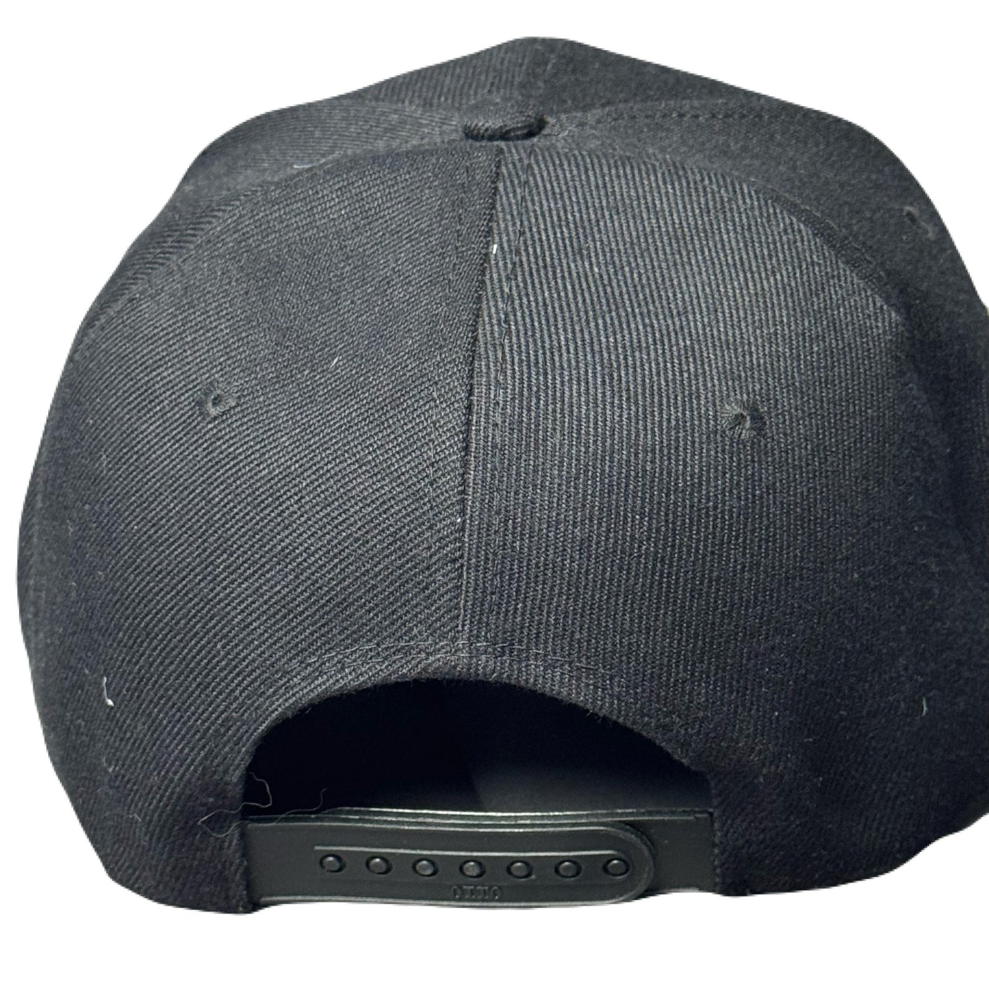 Hat Black Snapback with White Embroidery
