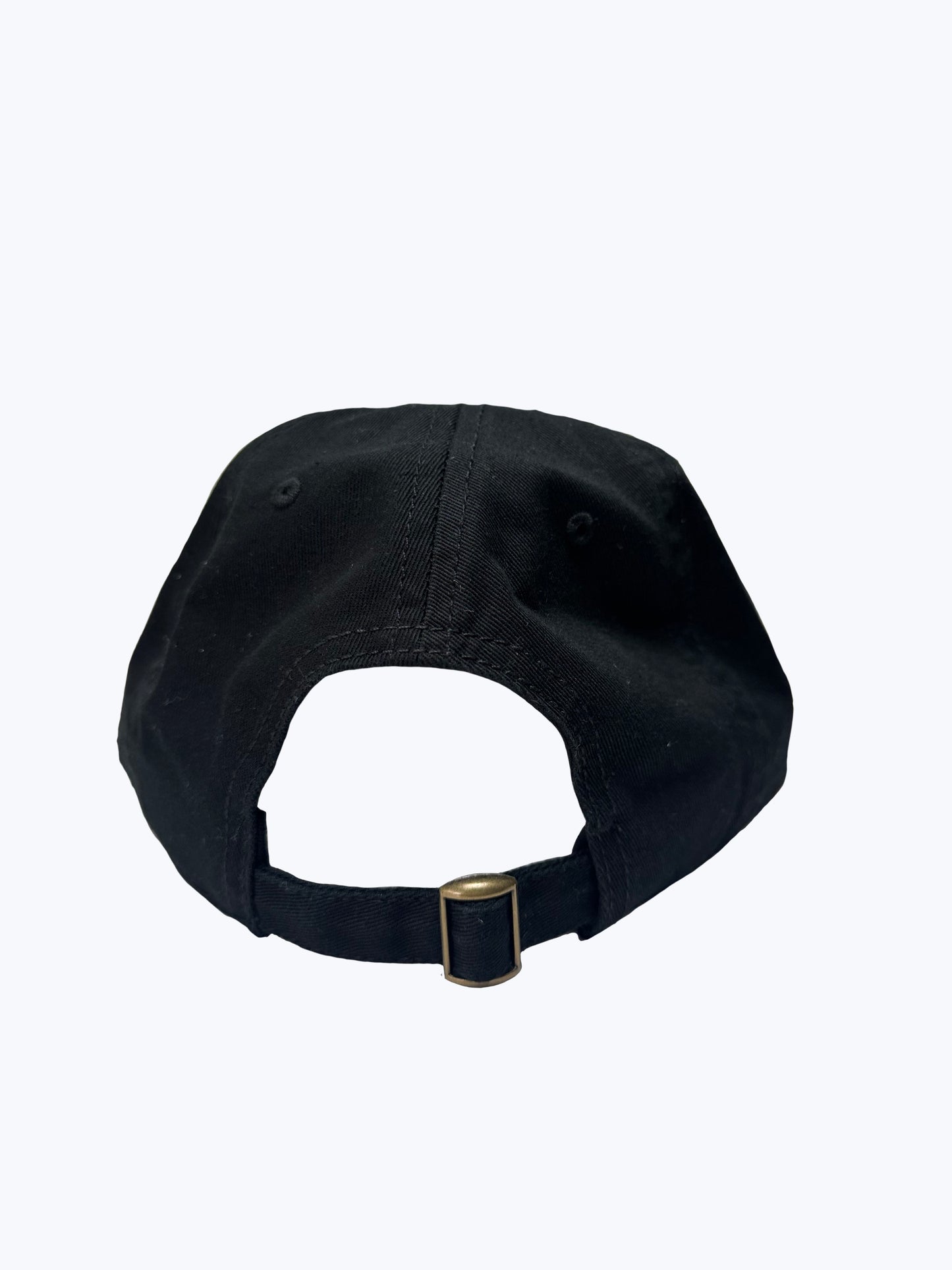 Hat Black With White Embroidery