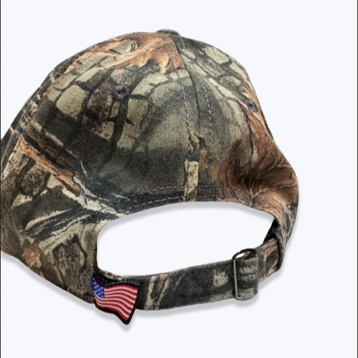 Hat Camo Pattern 1 White Embroidery