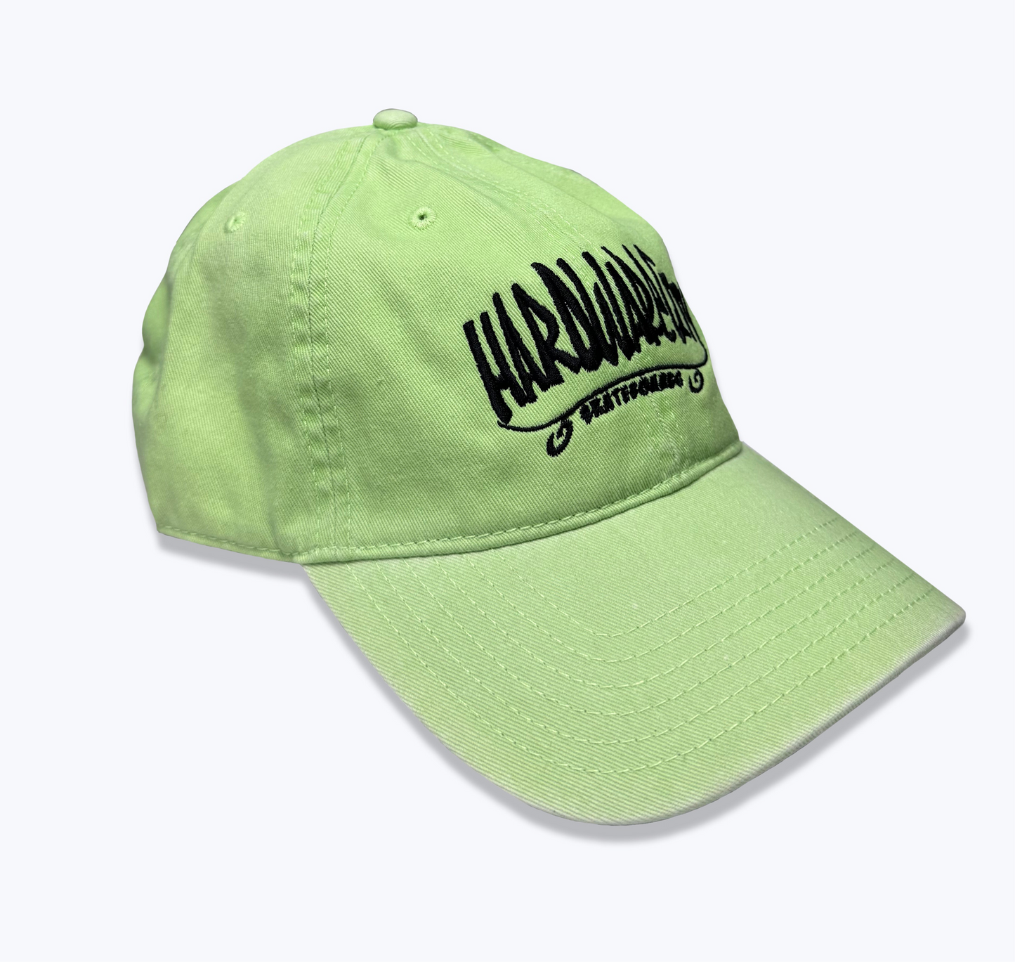 Hat Lime Black Embroidery