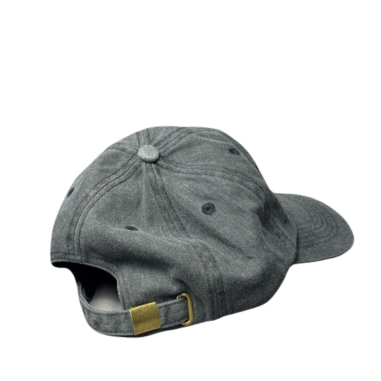 Hat Charcoal Washed with Black Embroidery