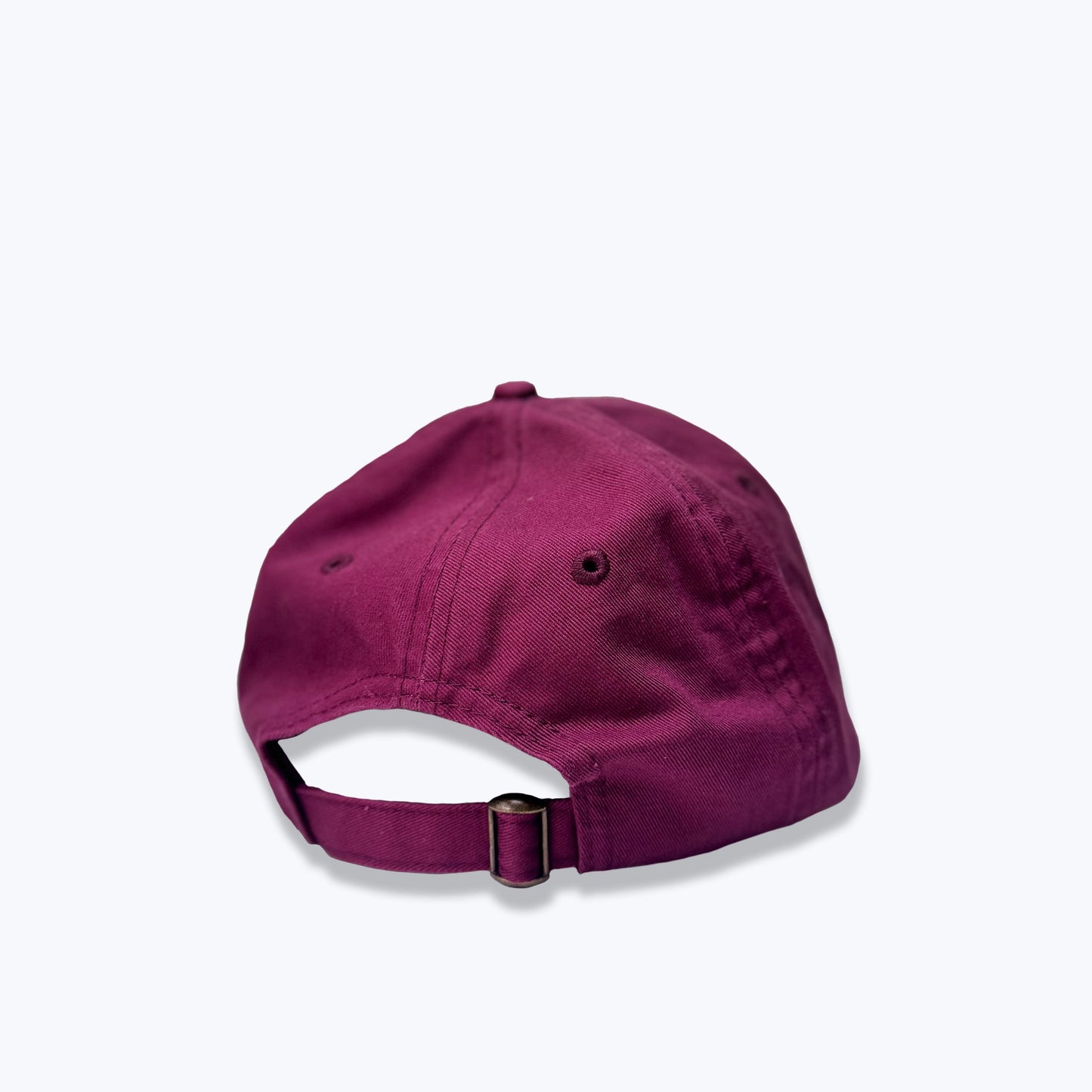 Hat Burgundy Yellow Embroidery