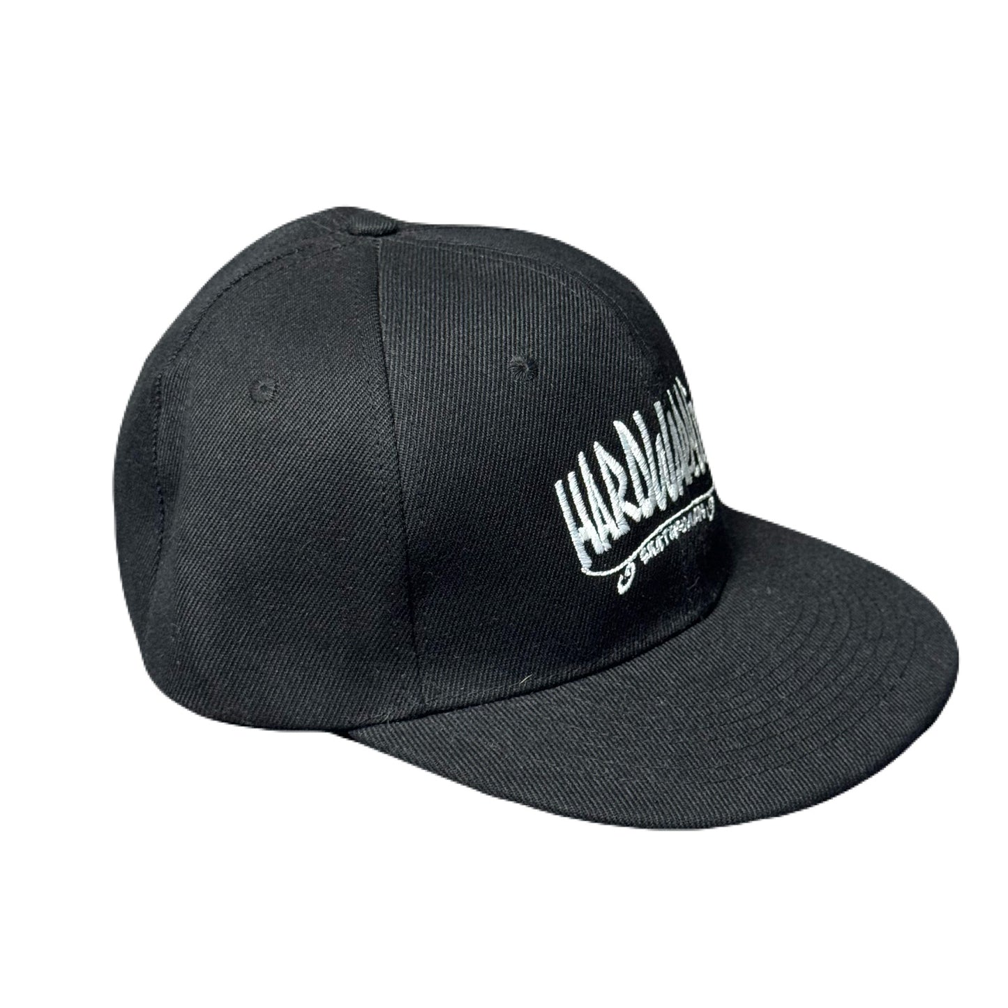 Hat Black Snapback with White Embroidery