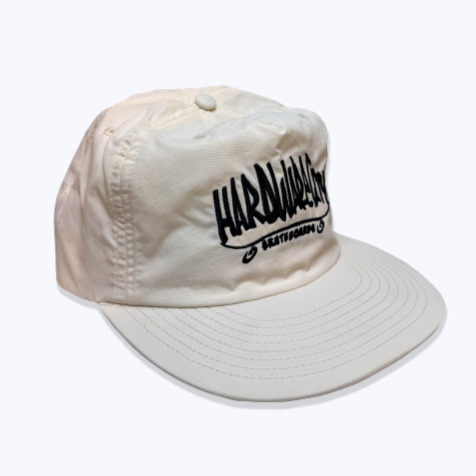 Hat Cream Snapback Black Embroidery